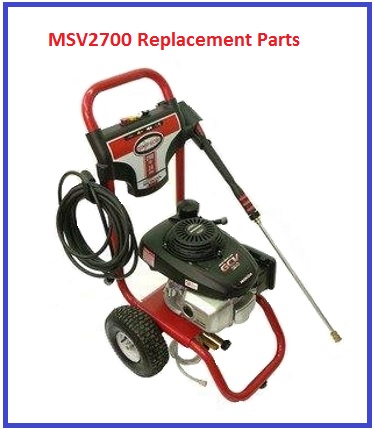 SIMPSON MSV2700 REPLACEMENT PARTS & Repair manual